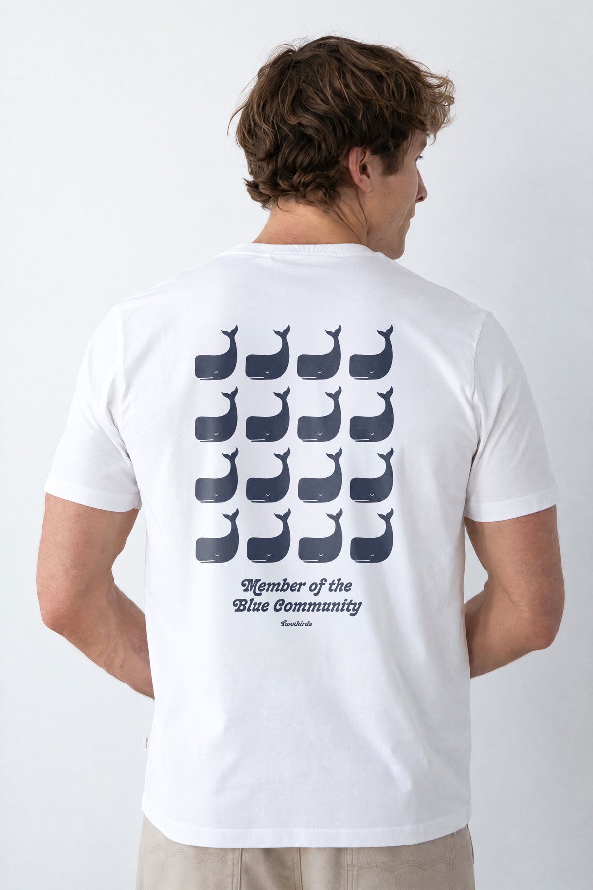 The Blue Community Tee Men - Ecru