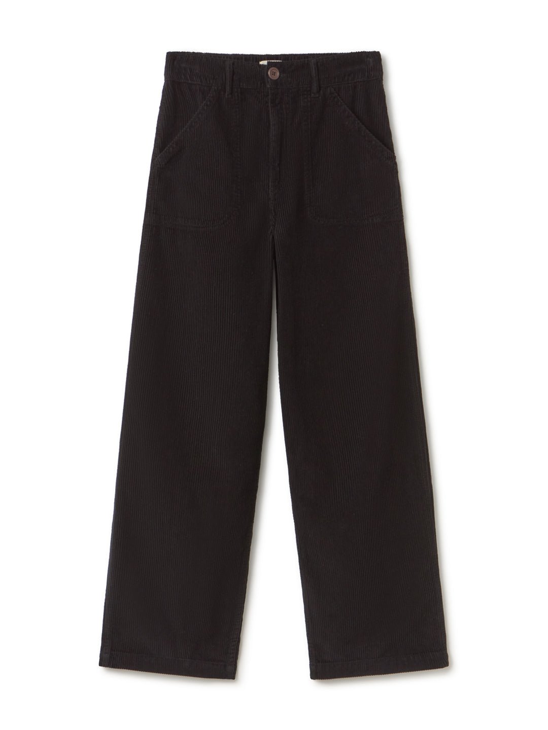 Women’s black corduroy trousers