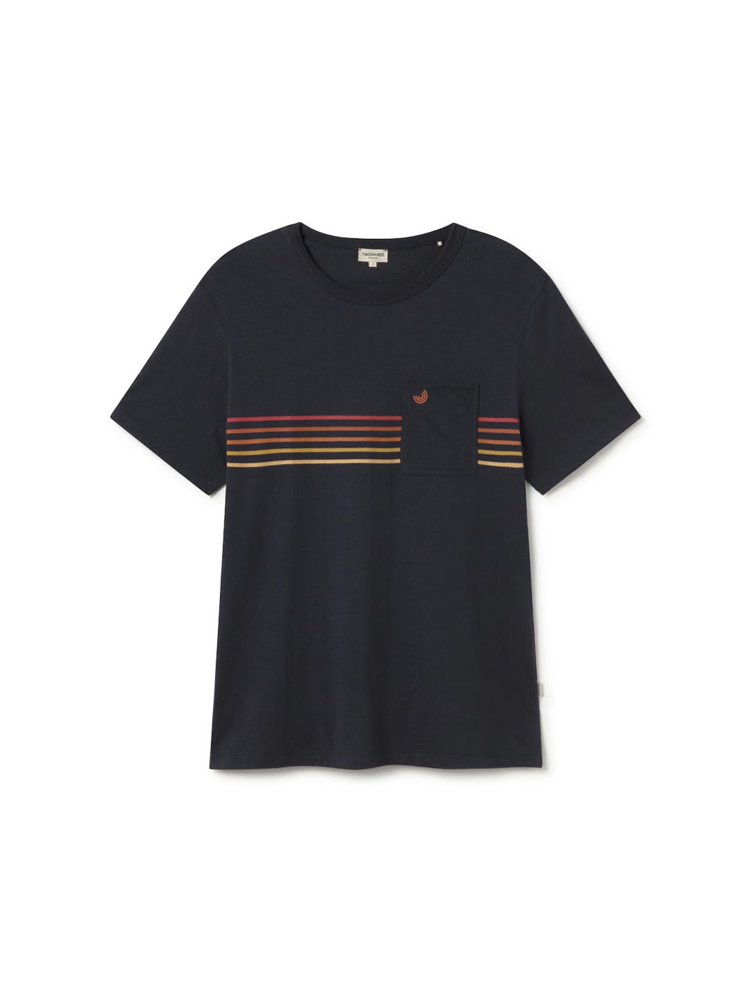 Navy roundneck tshirt men front
