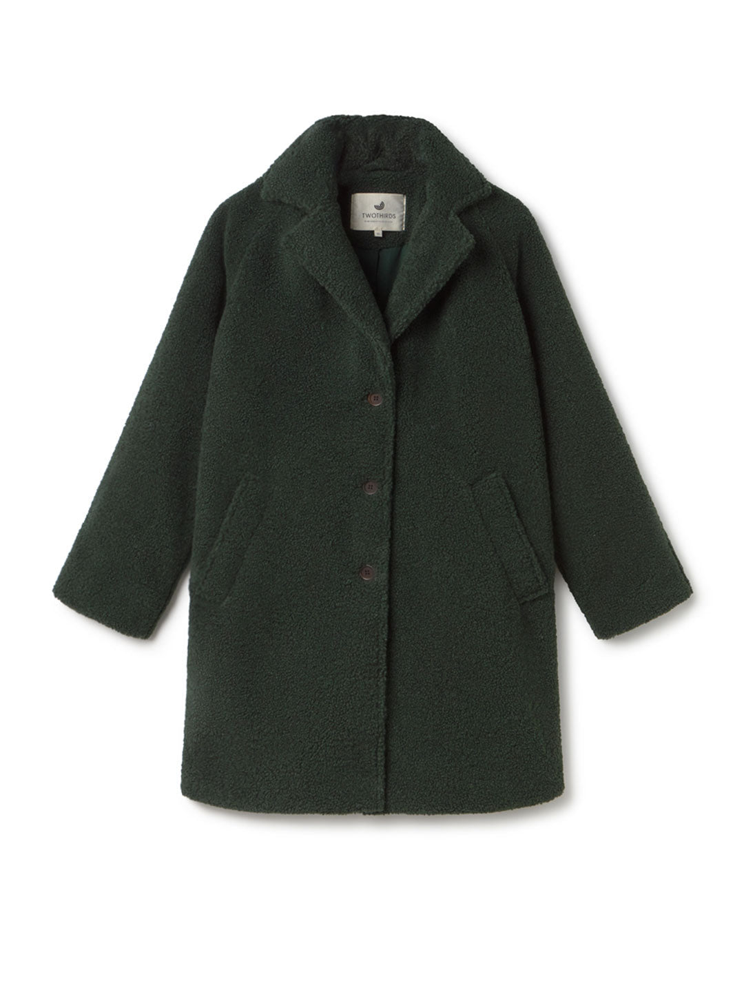 Dark green light weight shirt women front