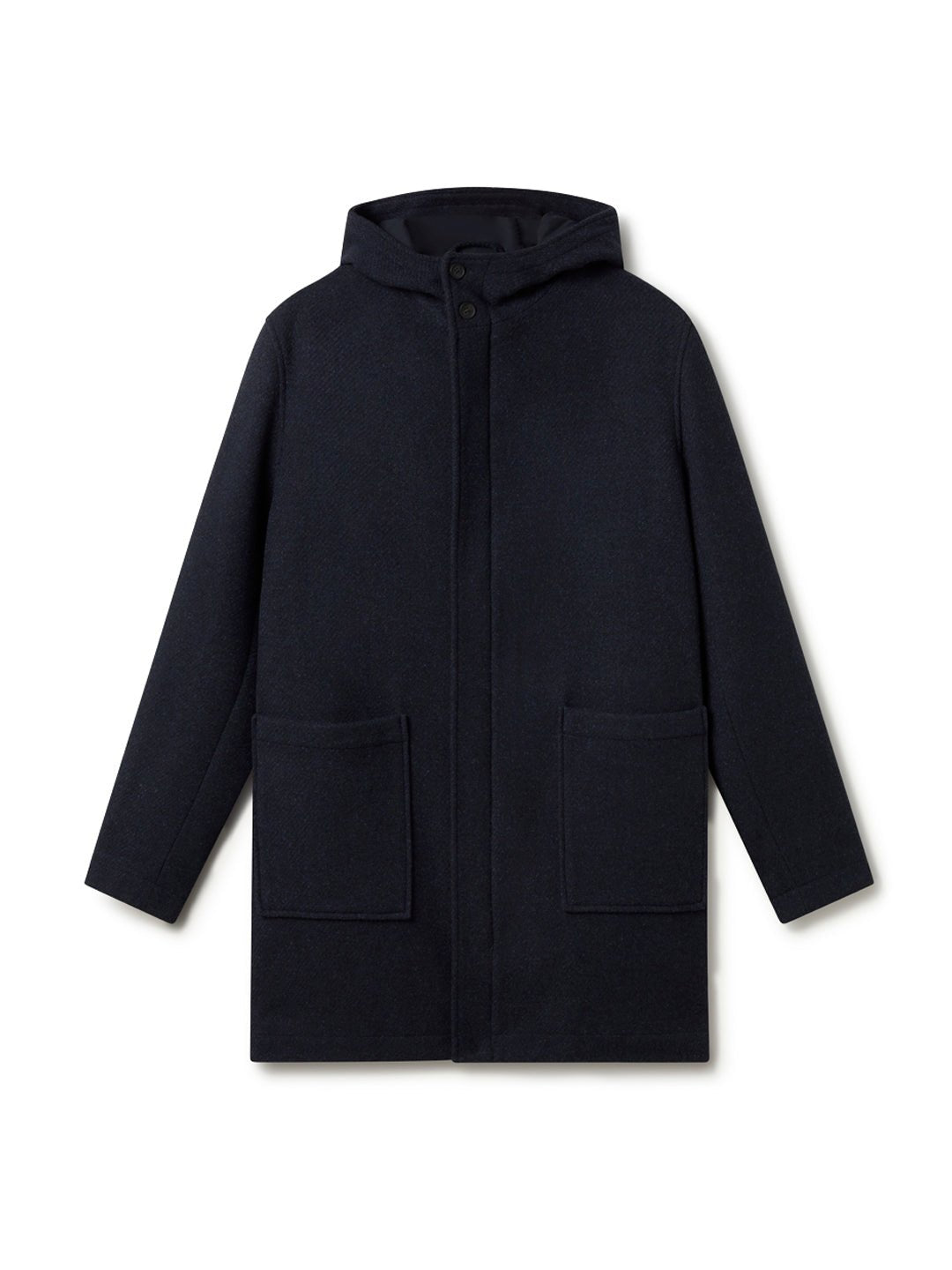 Men’s navy wool winter jacket