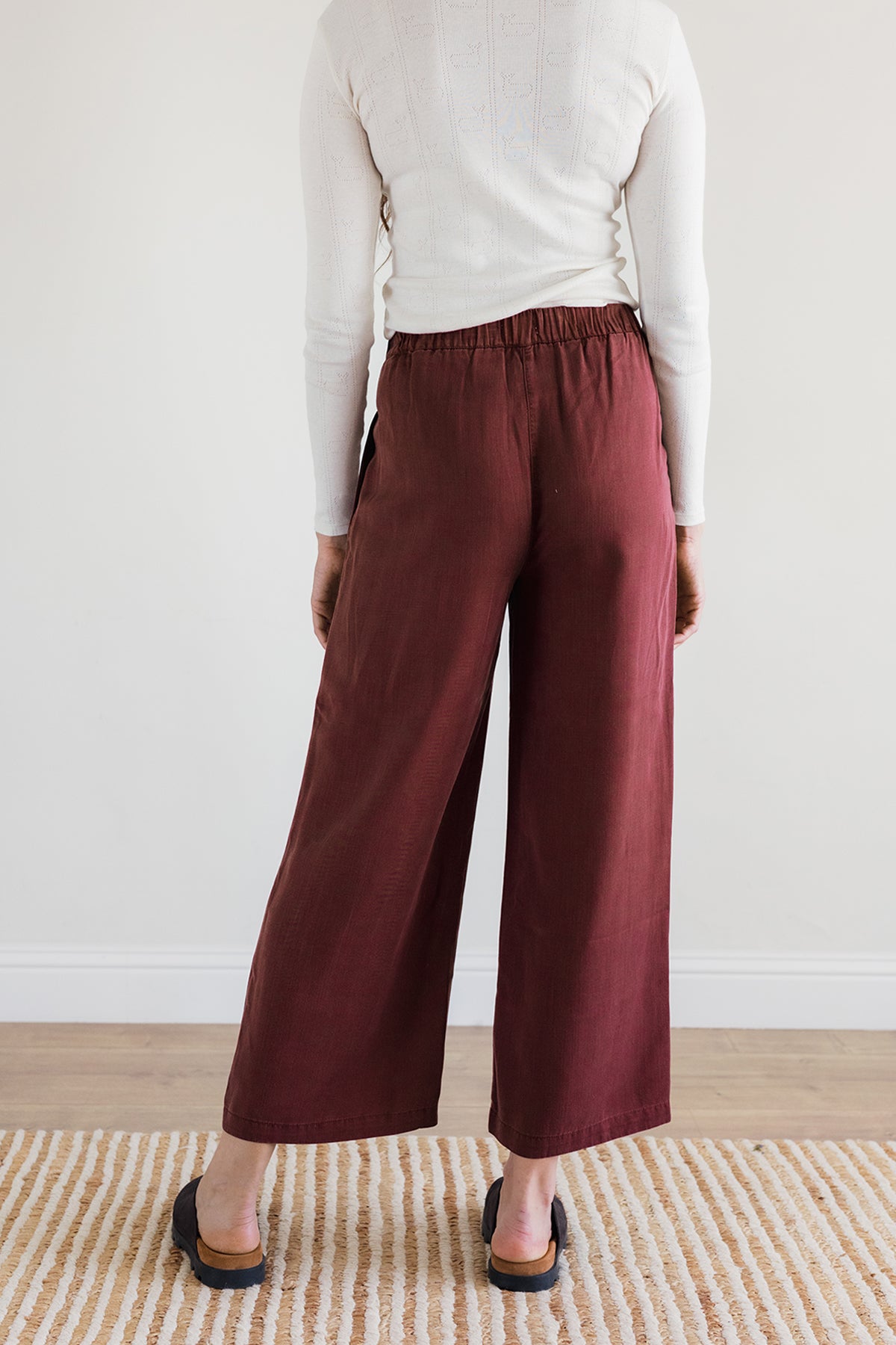 Retro ankle length eco pants