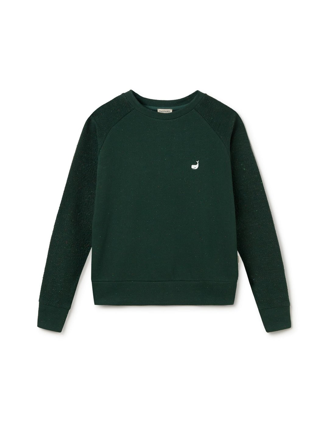 Sustainable green women’s sweatshirt