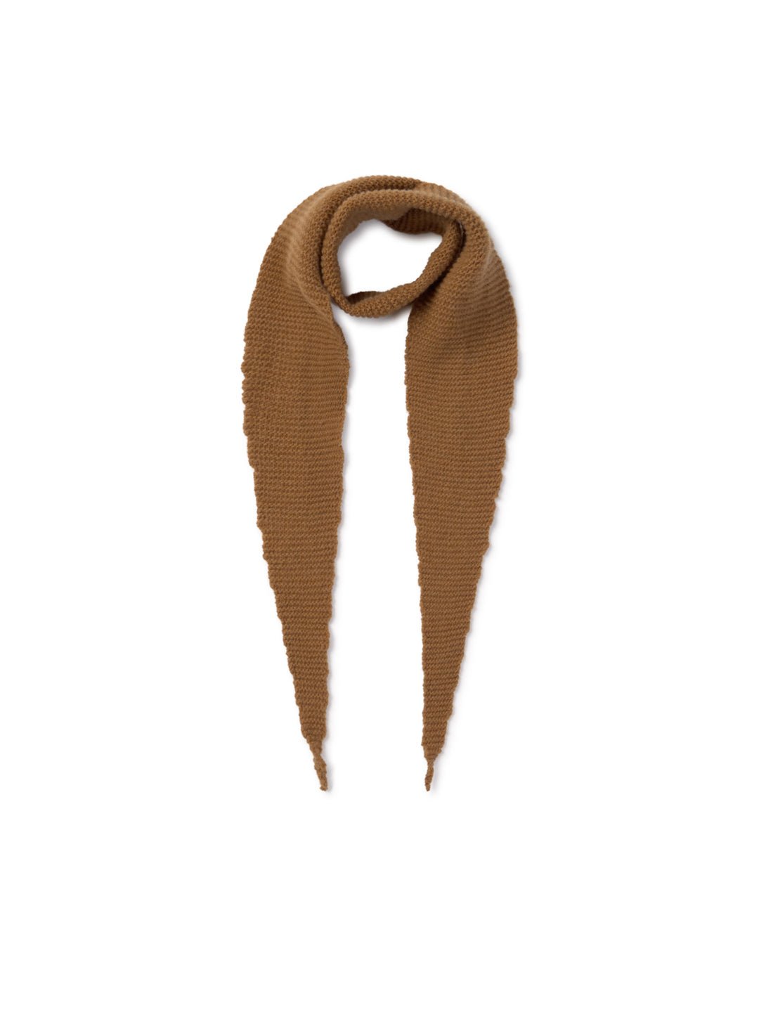 Mustard wool diamond scarf