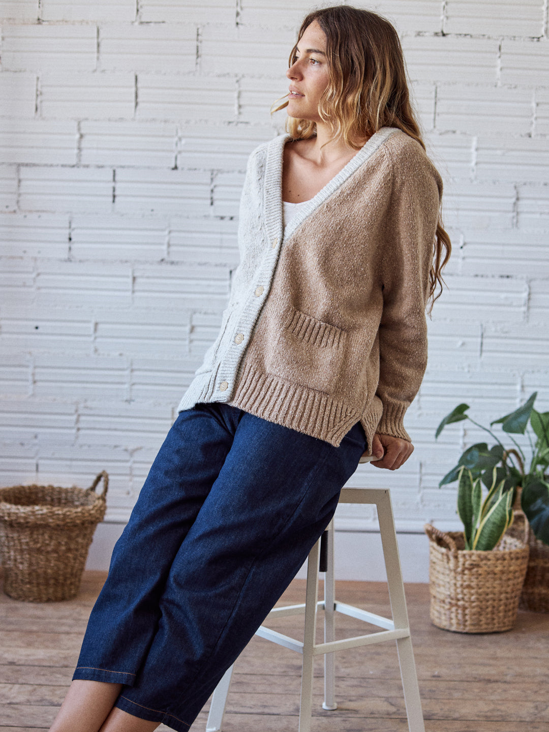 Chimanas - Block Color Beige