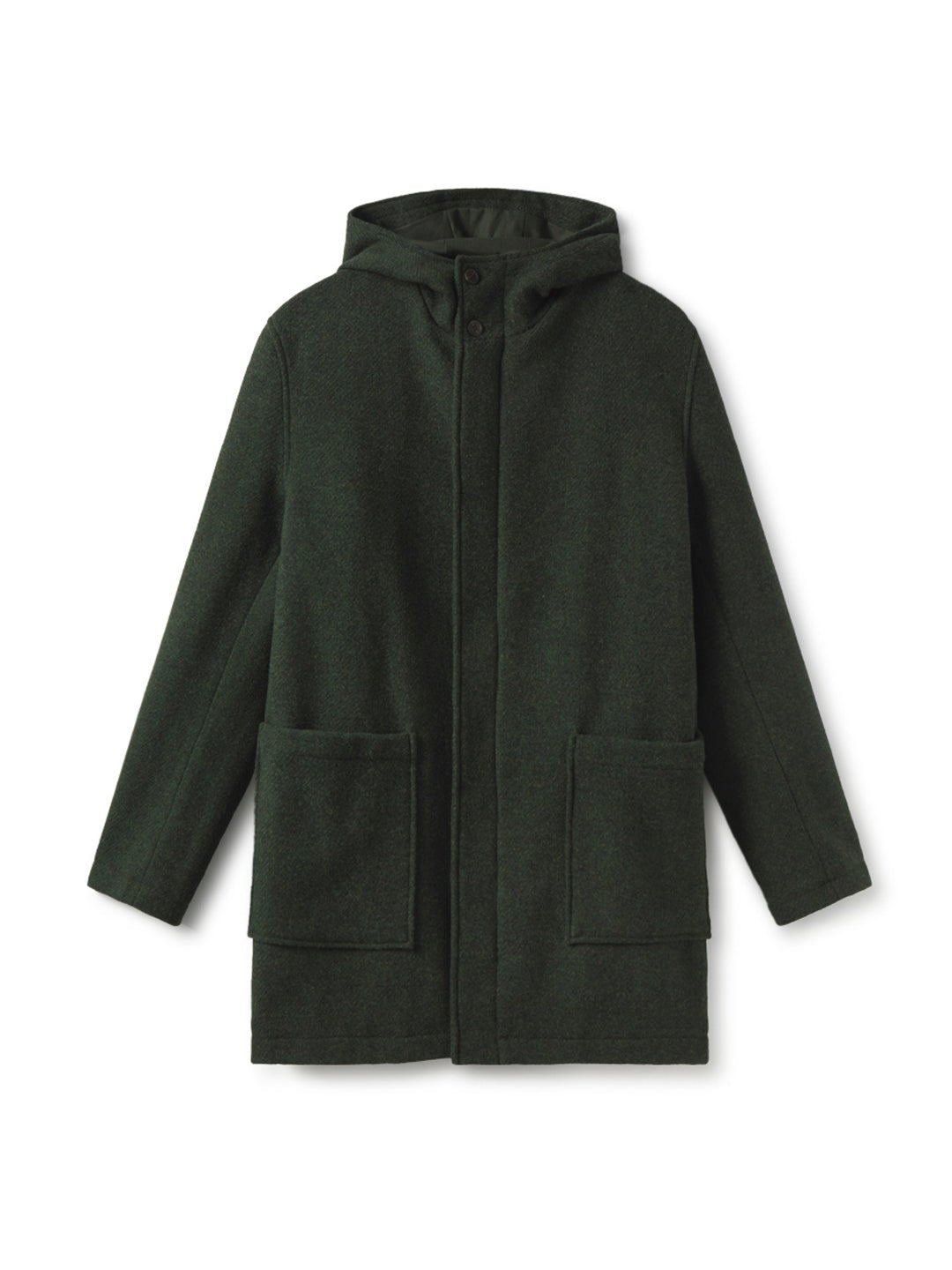 Dark green men’s wool jacket