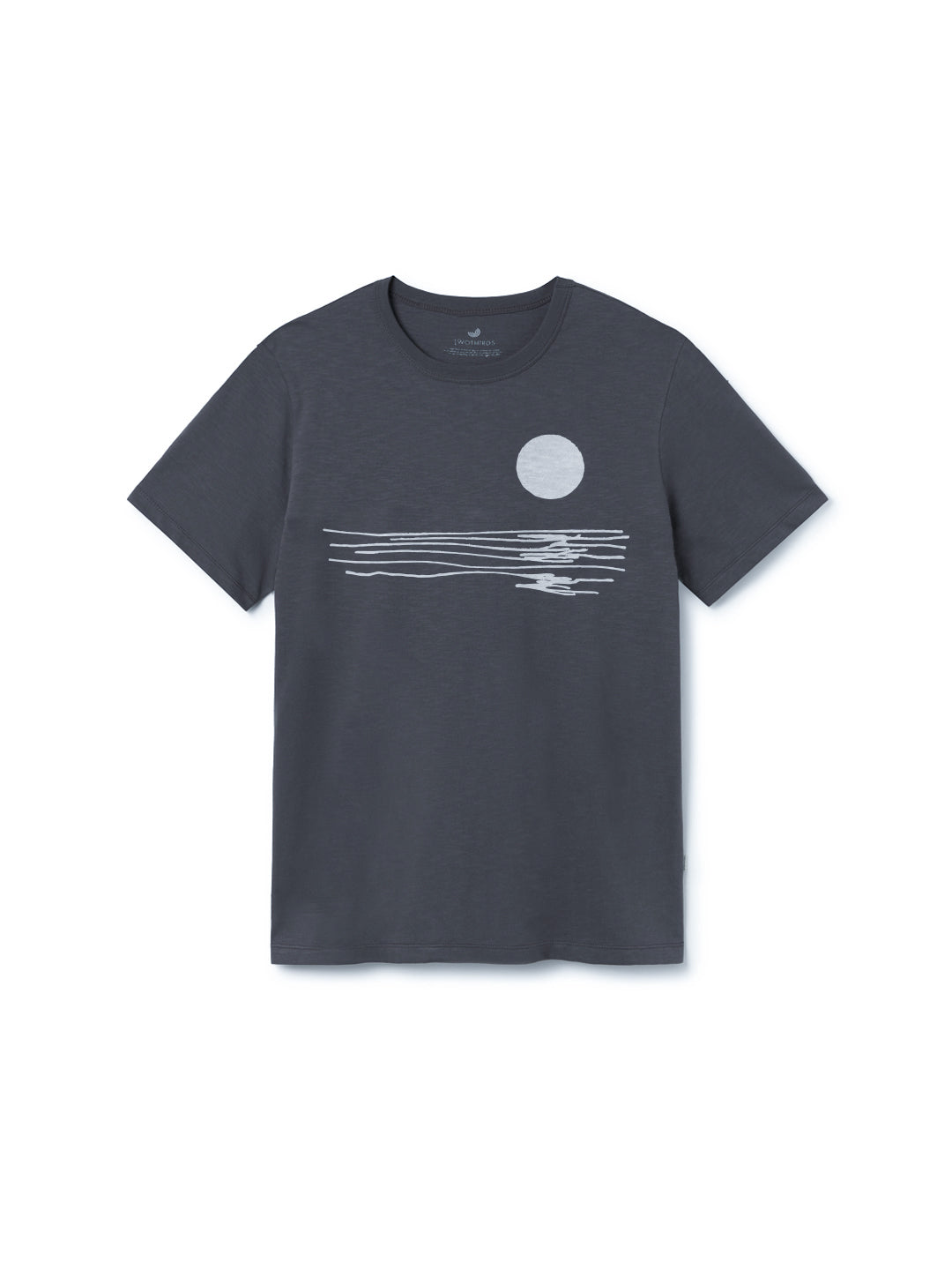 Dark sand graphic tshirt men front 