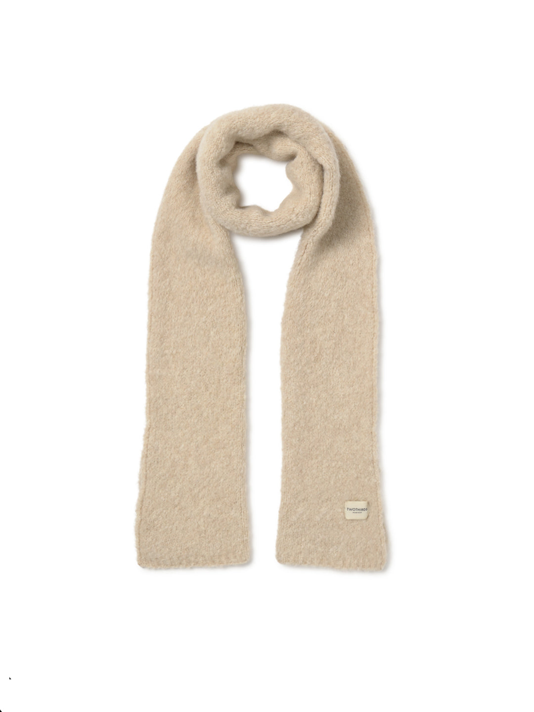 Plain Colour Scarf - Beige