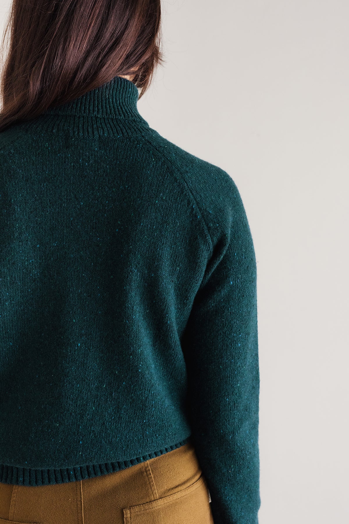 Sustainable recycled wool sweater