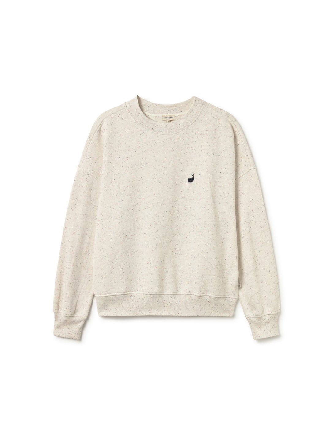 Sustainable ecru women’s sweatshirt