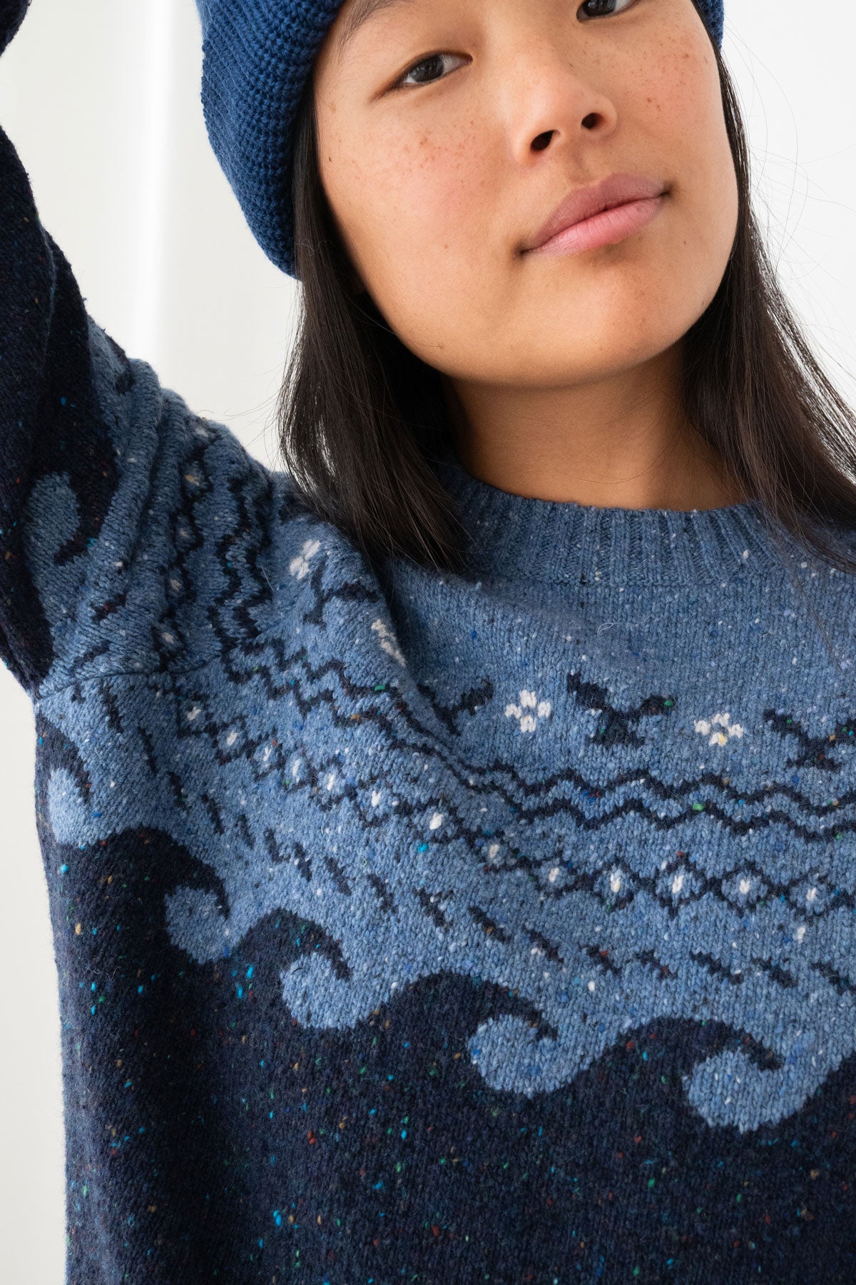 Gaios - Jacquard blau