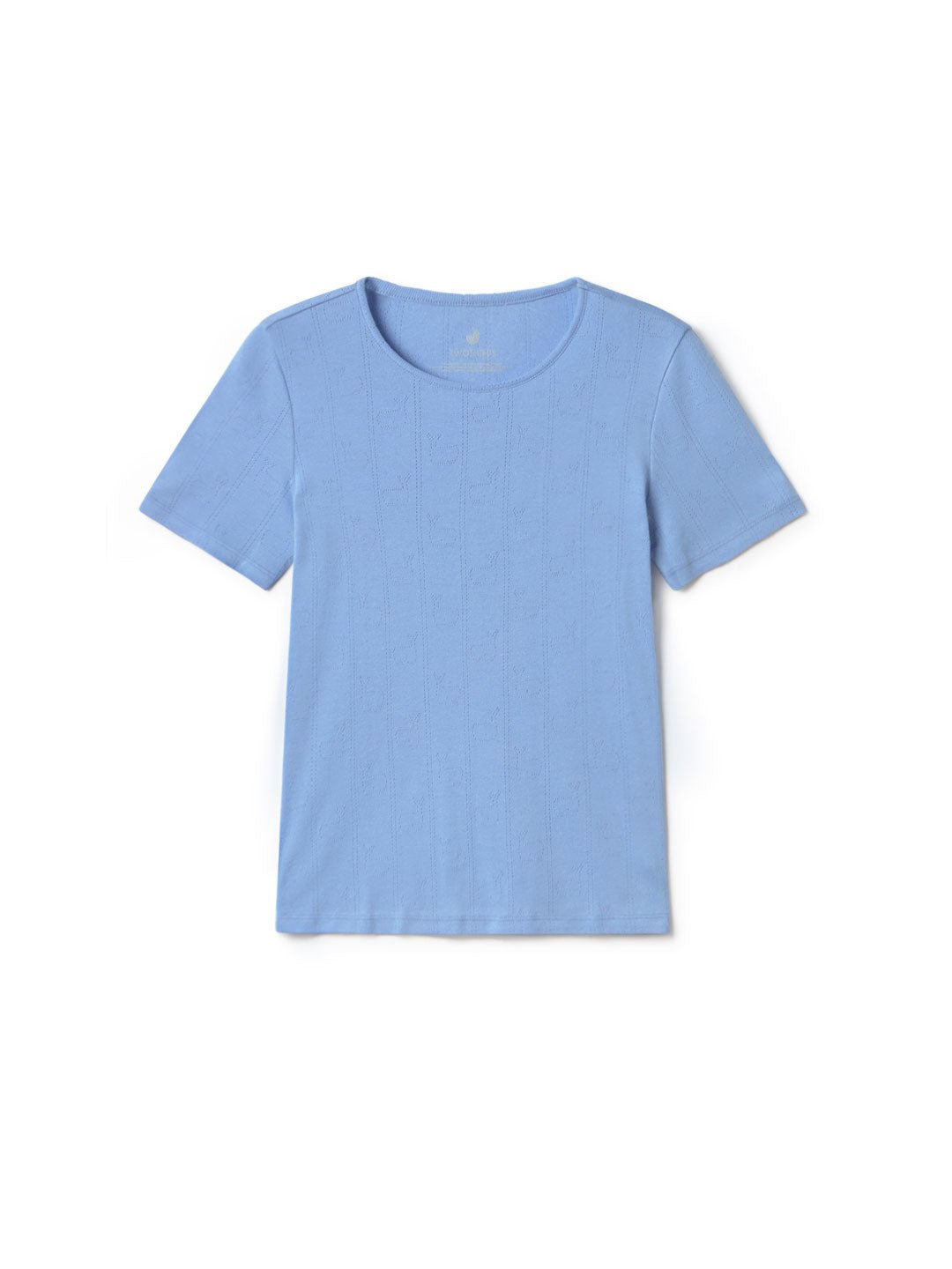 Denim blue top women front