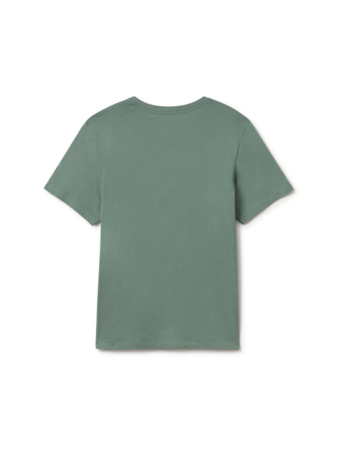 Light green Roundneck t-shirt men back
