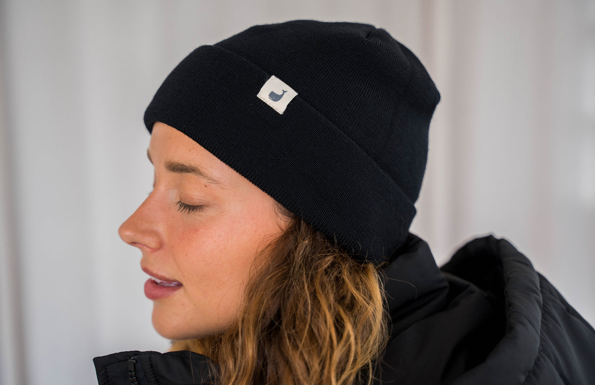Merino Beanie Woman - Black